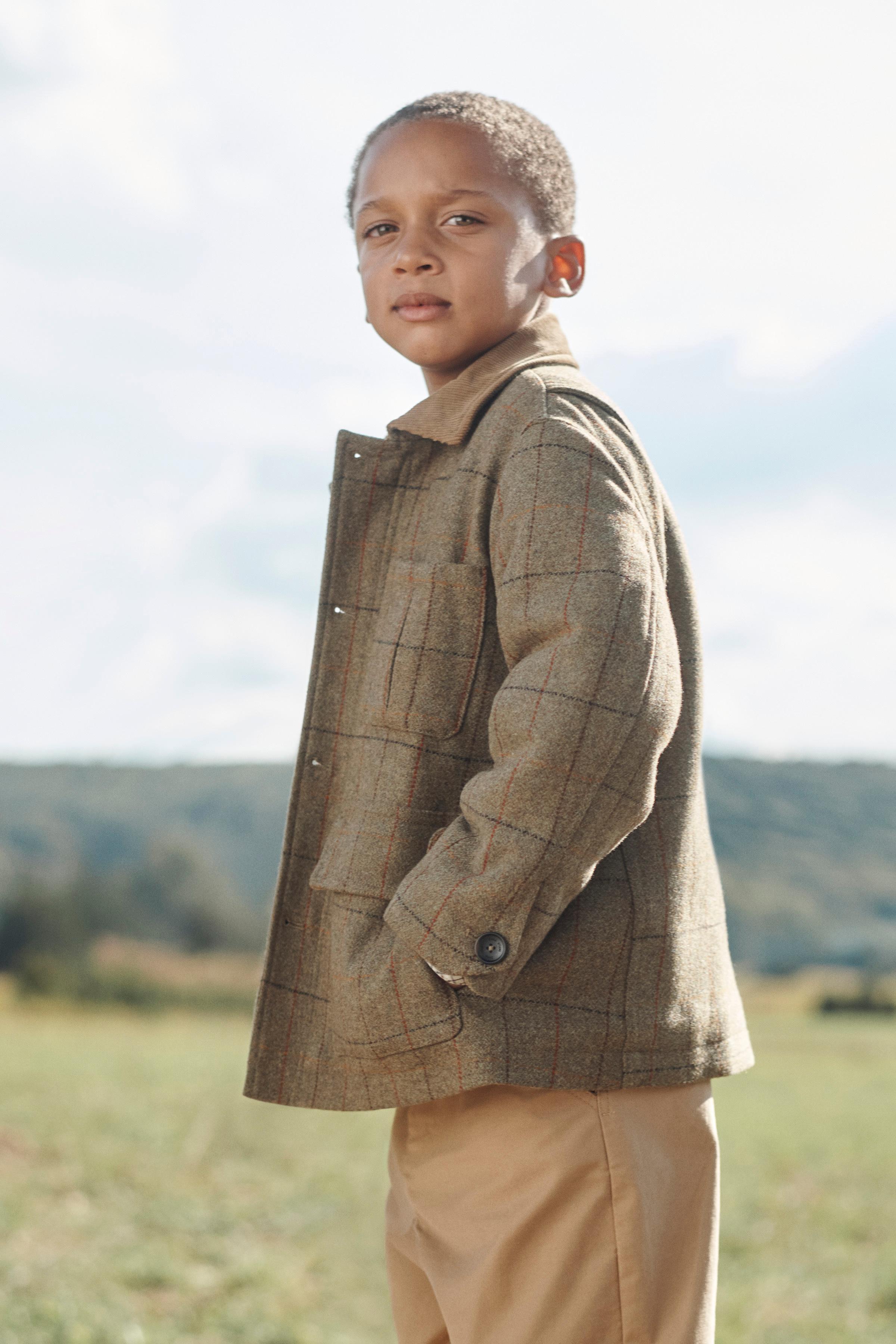 MANTEAU À CARREAUX EFFET MOUTON AVEC LAINE ÉDITION LIMITÉE